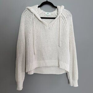 Aerie Knit Sweater Hoodie